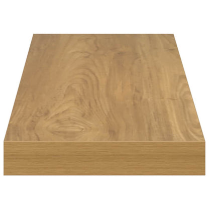 Wandplank met opslag 4 pcs Bruin 50 x 23 x 4 cm Bewerkt hout