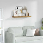 Wall Shelf Wall-Mounted Brown 80 x 23.5 x 4 cm Engineered Wood