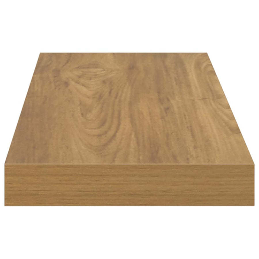 Wandplank Wandgemonteerd Bruin 80 x 23,5 x 4 cm Bewerkt hout