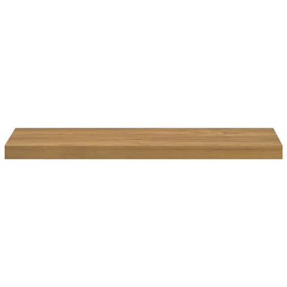 Wandplank met opslag 2 pcs Bruin 80 x 23,5 x 4 cm Bewerkt hout