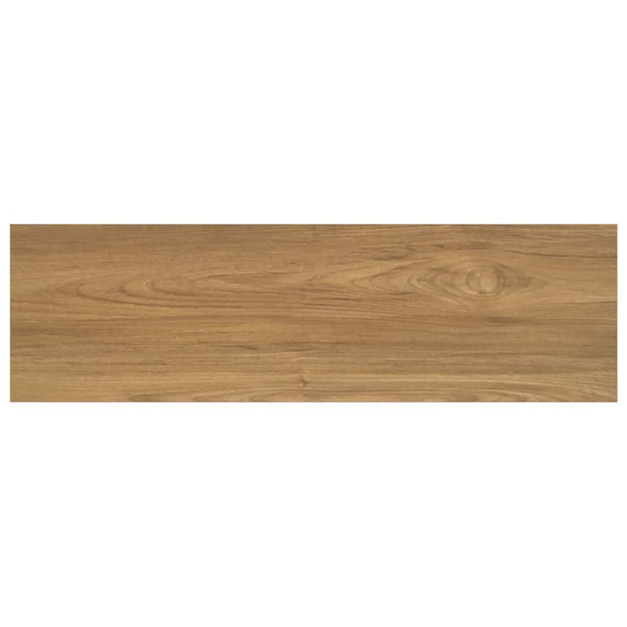 Wandplank met opslag 4 pcs Bruin 90 x 23,5 x 4 cm Bewerkt hout