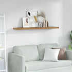Wall Shelf Wall Mounted Brown 120 x 23.5 x 4 cm Engineered Wood