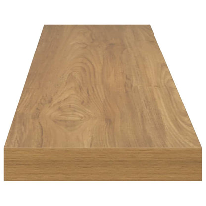 Wandplank met opslag 4 pcs Bruin 120 x 23,5 x 4 cm Bewerkt hout