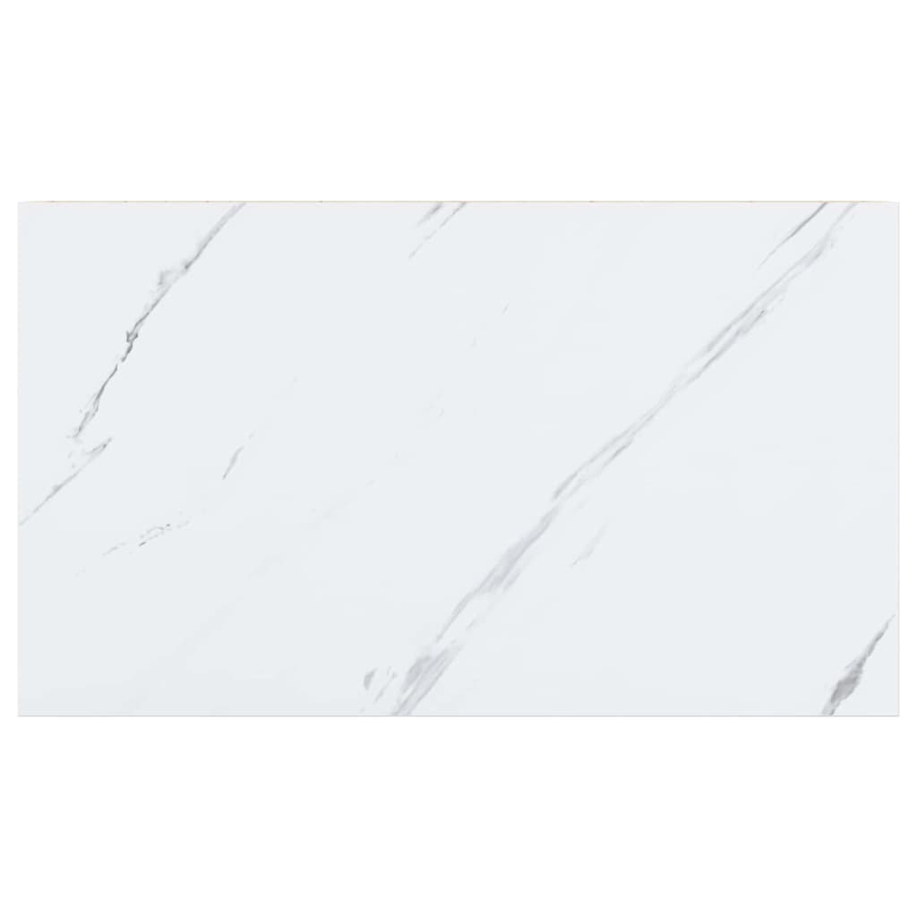 Wandplank 4 pcs Wit Marmer 40 x 23,5 x 4 cm Bewerkt hout