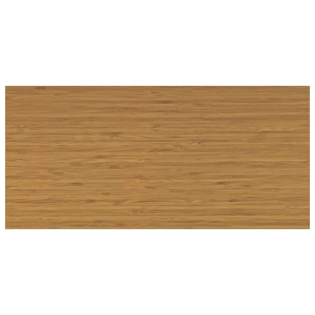 Wandplank met opslag 2 pcs Beige 50 x 23 x 4 cm Bewerkt hout