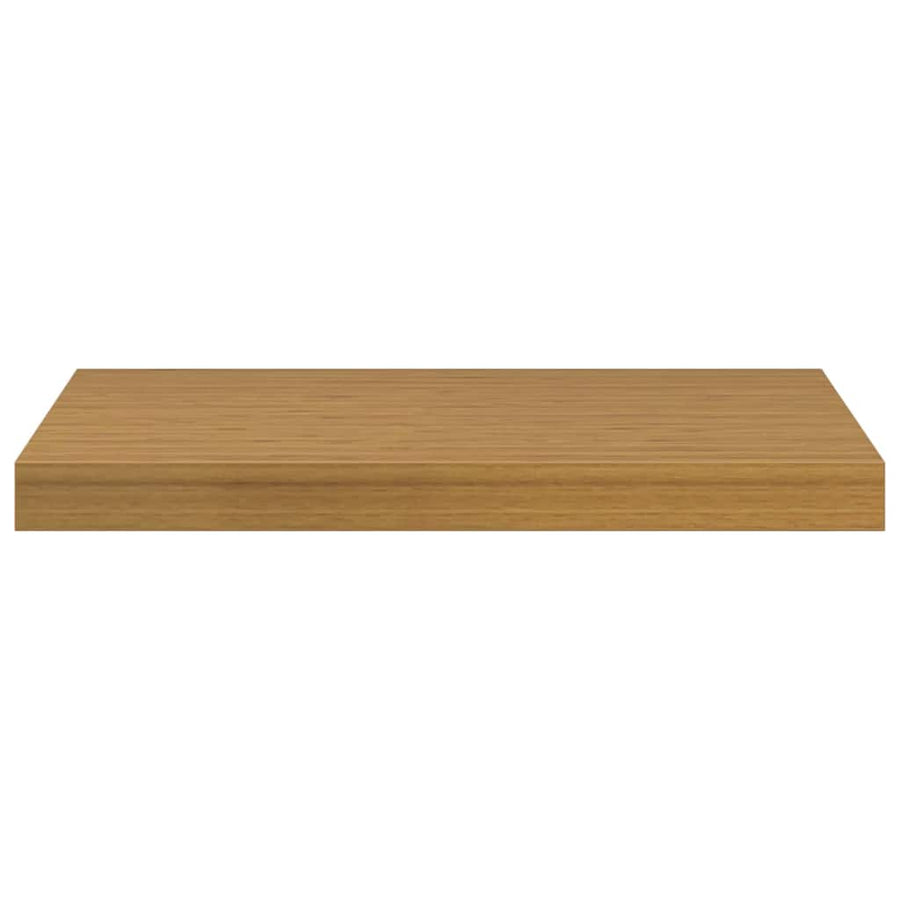 Wandplank met opslag 4 pcs Beige 50 x 23,5 x 4 cm Bewerkt hout