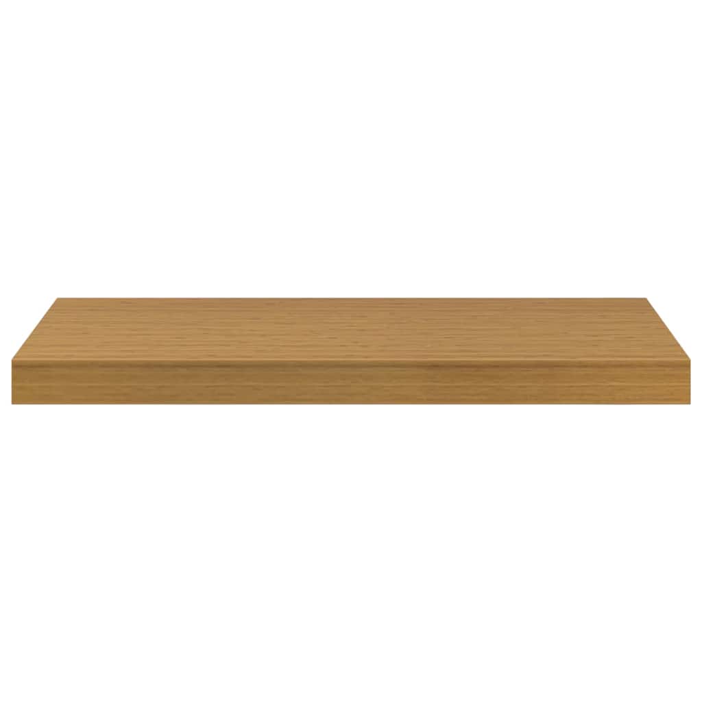 Wandplank met opslag 4 pcs Beige 50 x 23 x 4 cm Bewerkt hout