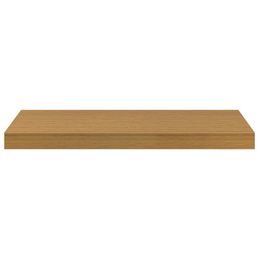Wandplank met opslag 4 pcs Beige 50 x 23 x 4 cm Bewerkt hout