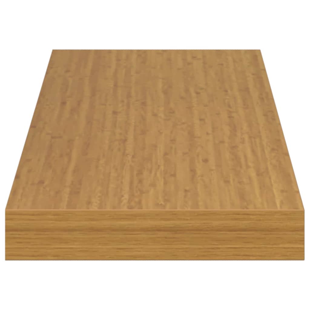 Wandplank met opslag 4 pcs Beige 50 x 23 x 4 cm Bewerkt hout