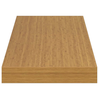 Wandplank met opslag 4 pcs Beige 50 x 23 x 4 cm Bewerkt hout