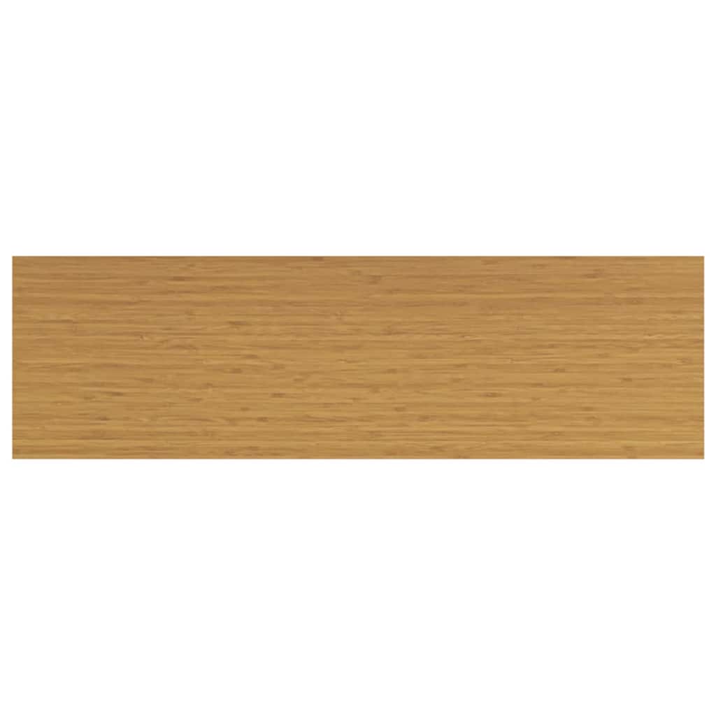 Wandplank met opslag 2 pcs Beige 90 x 23,5 x 4 cm Bewerkt hout