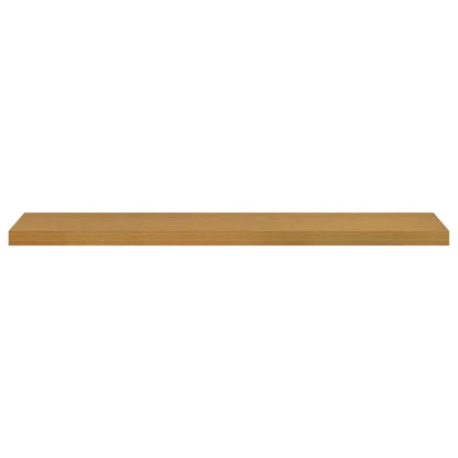 Wandplank met opslag 4 pcs Beige 120 x 23,5 x 4 cm Bewerkt hout