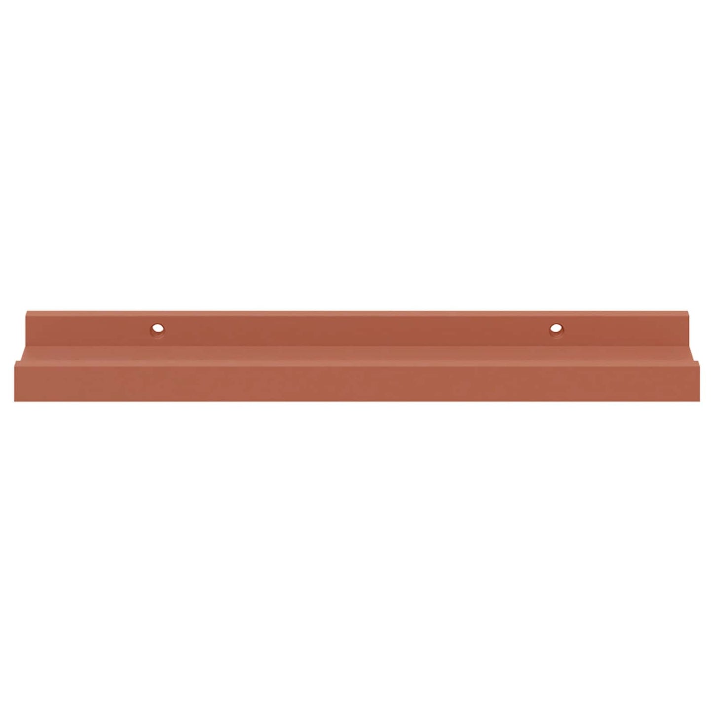 Wandplank met plank 2 pcs Rood 40 x 9 x 3 cm Bewerkt hout