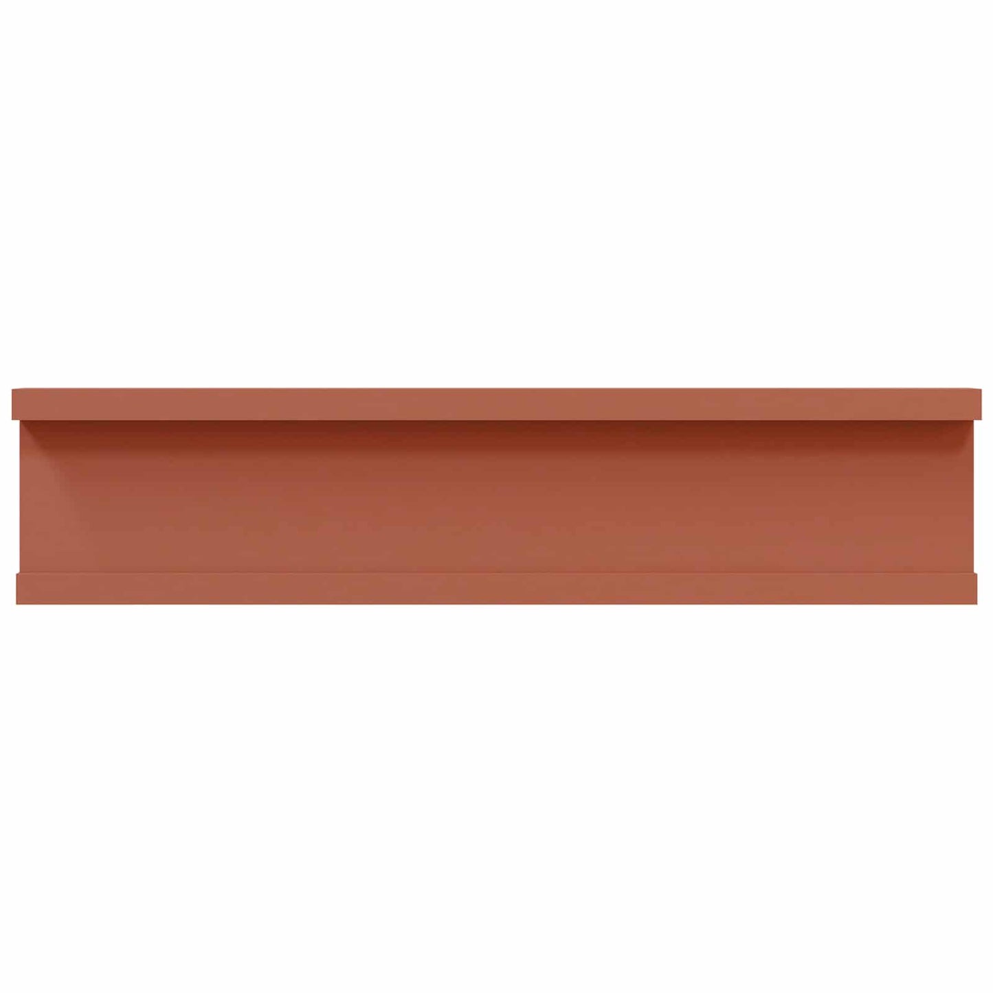 Wandplank met plank 2 pcs Rood 40 x 9 x 3 cm Bewerkt hout