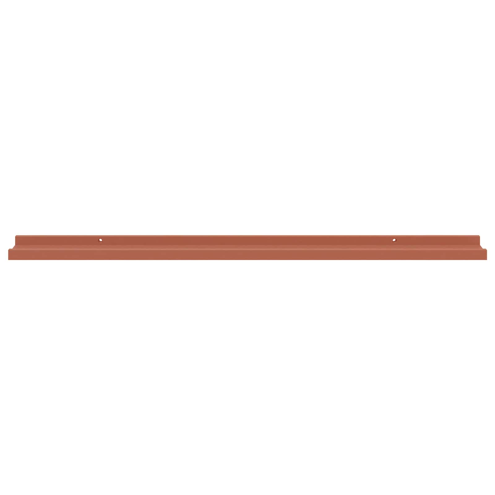 Wandplank met plank 2 pcs Rood 100 x 9 x 3 cm Bewerkt hout