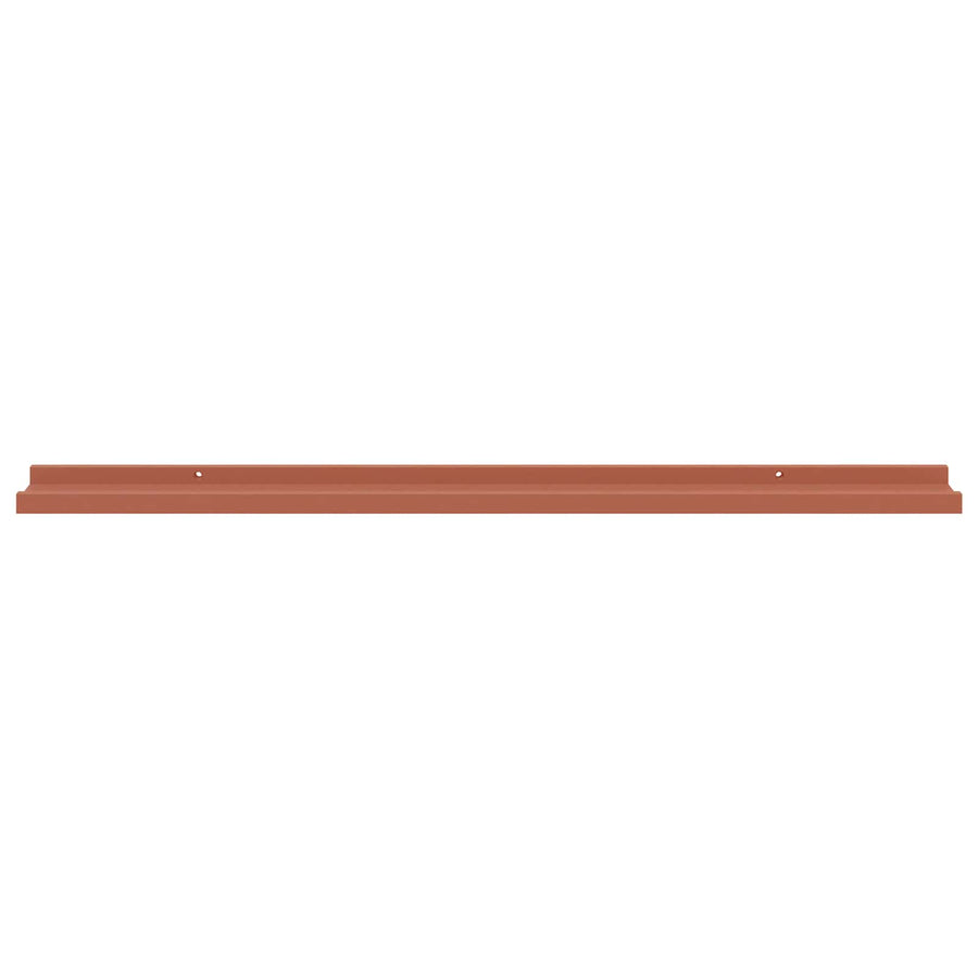 Wandplank met plank 2 pcs Rood 100 x 9 x 3 cm Bewerkt hout