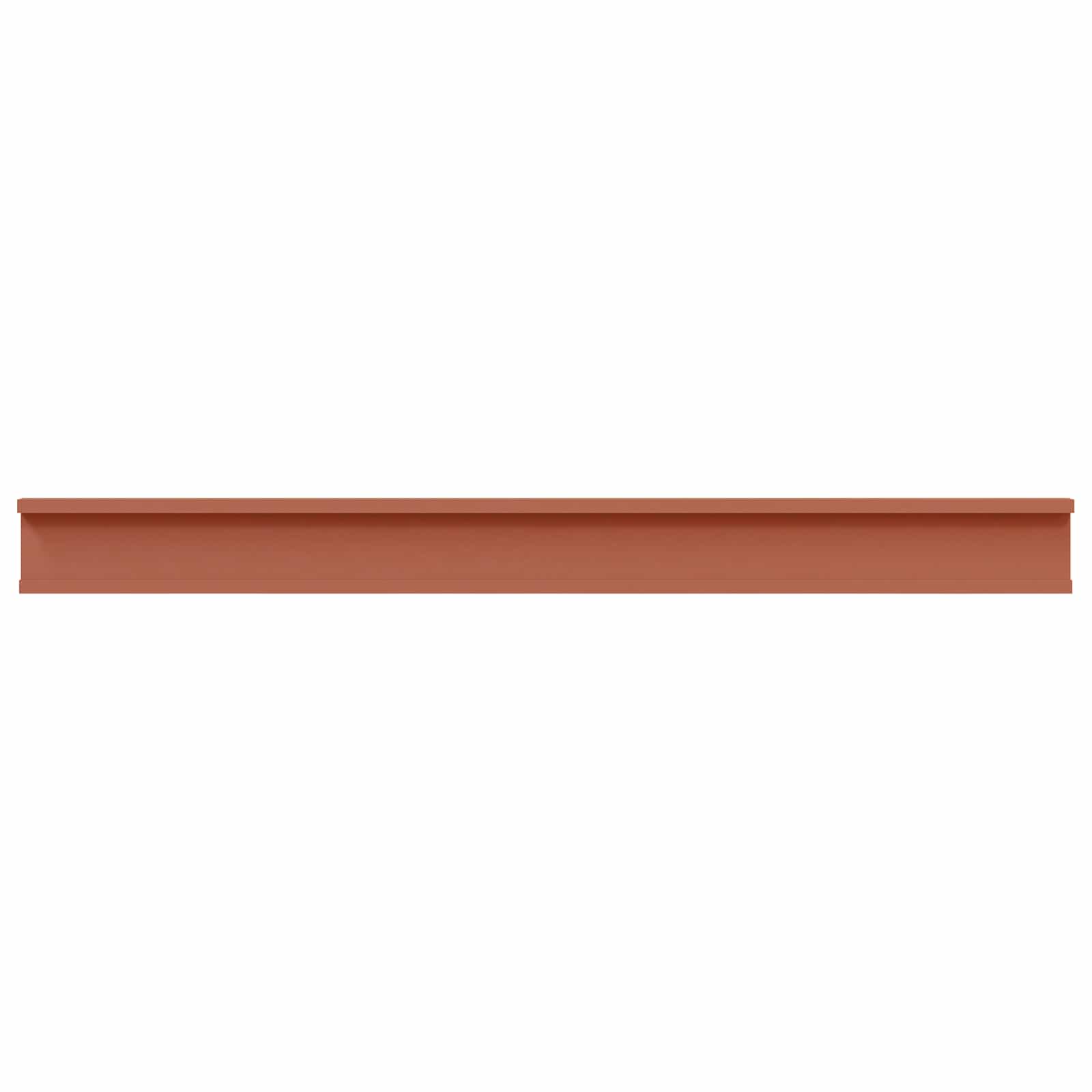 Wandplank met plank 2 pcs Rood 100 x 9 x 3 cm Bewerkt hout
