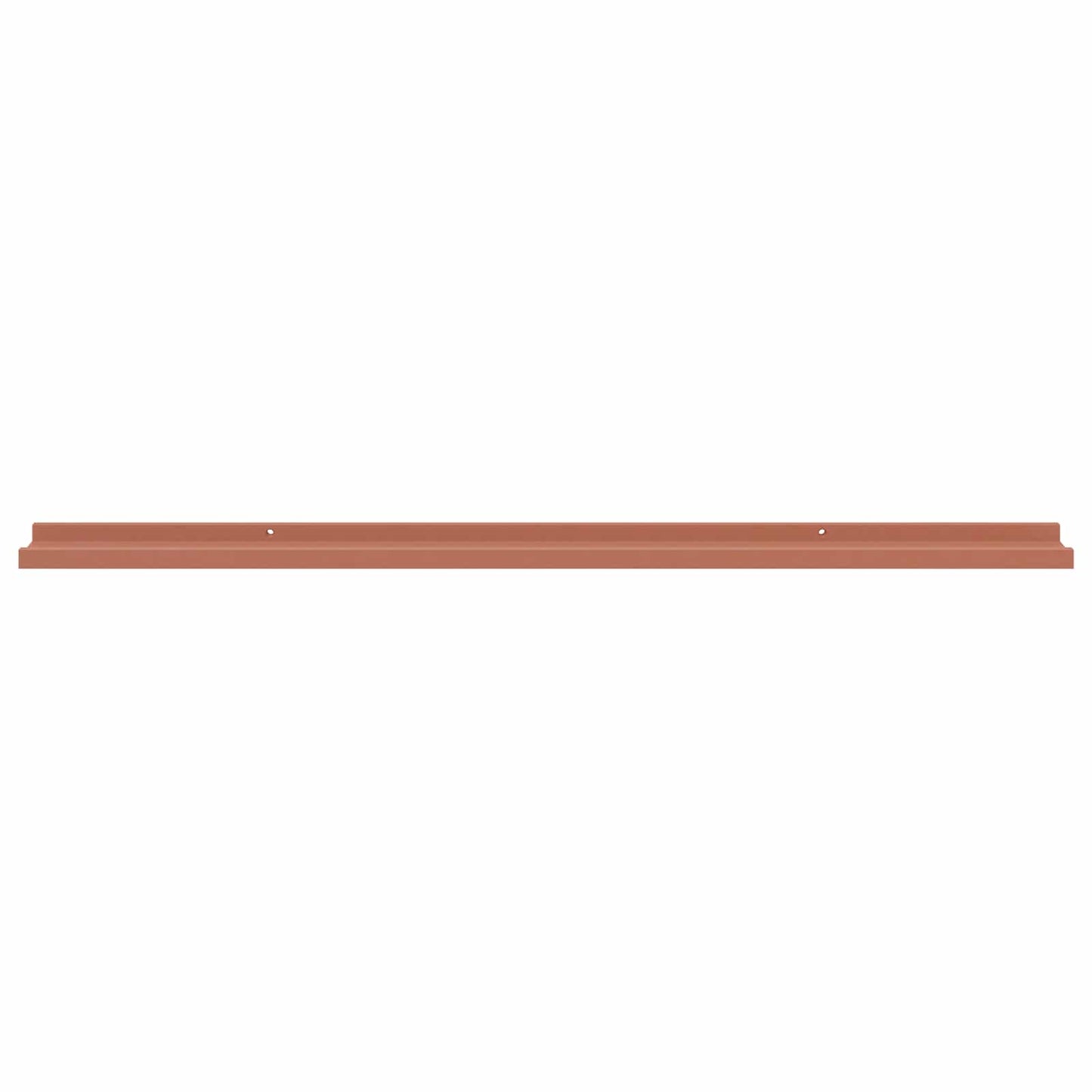 Wandplank met plank 2 pcs Rood 115 x 9 x 3 cm Bewerkt hout