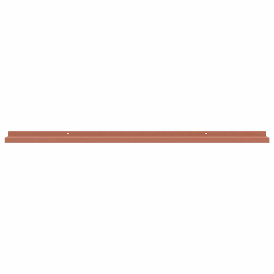 Wandplank met plank 2 pcs Rood 115 x 9 x 3 cm Bewerkt hout