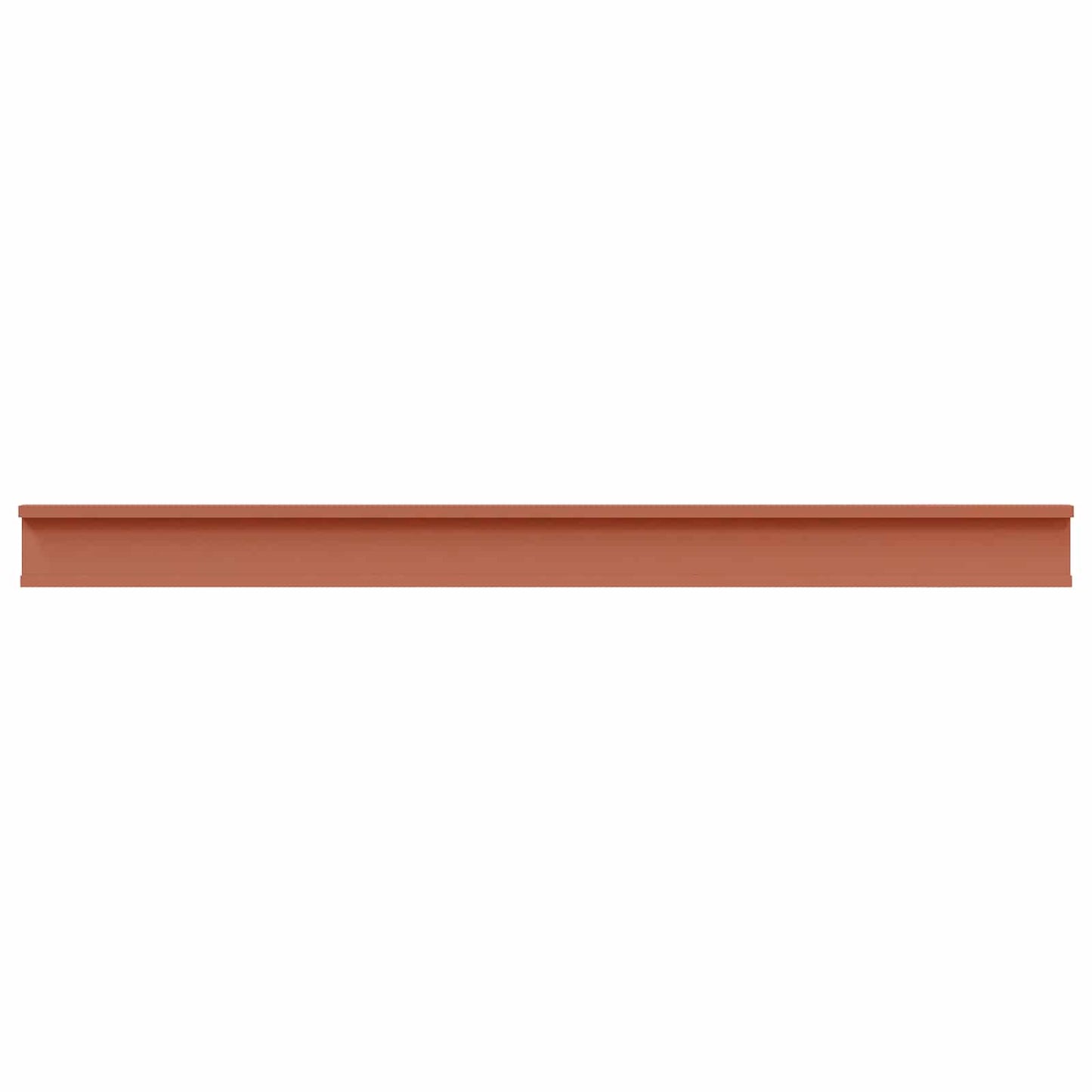 Wandplank met plank 2 pcs Rood 115 x 9 x 3 cm Bewerkt hout