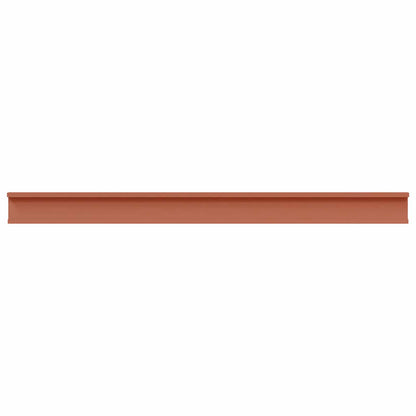 Wandplank met plank 2 pcs Rood 115 x 9 x 3 cm Bewerkt hout