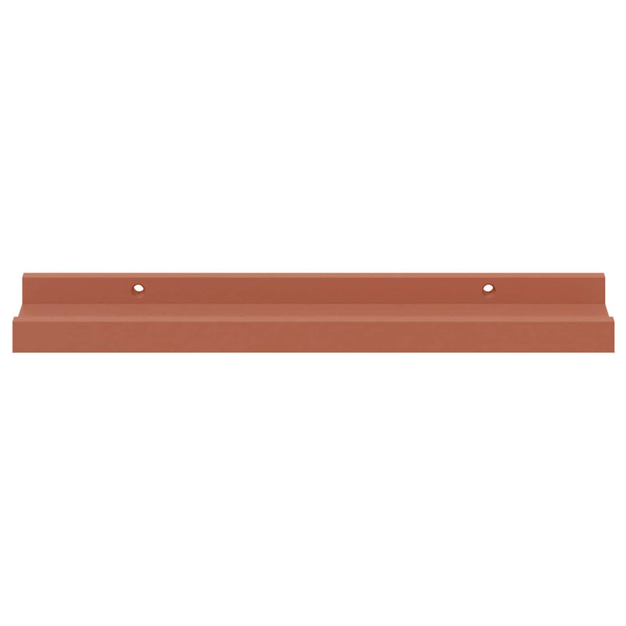 Wandplank met plank 4 pcs Rood 40 x 9 x 3 cm Bewerkt hout