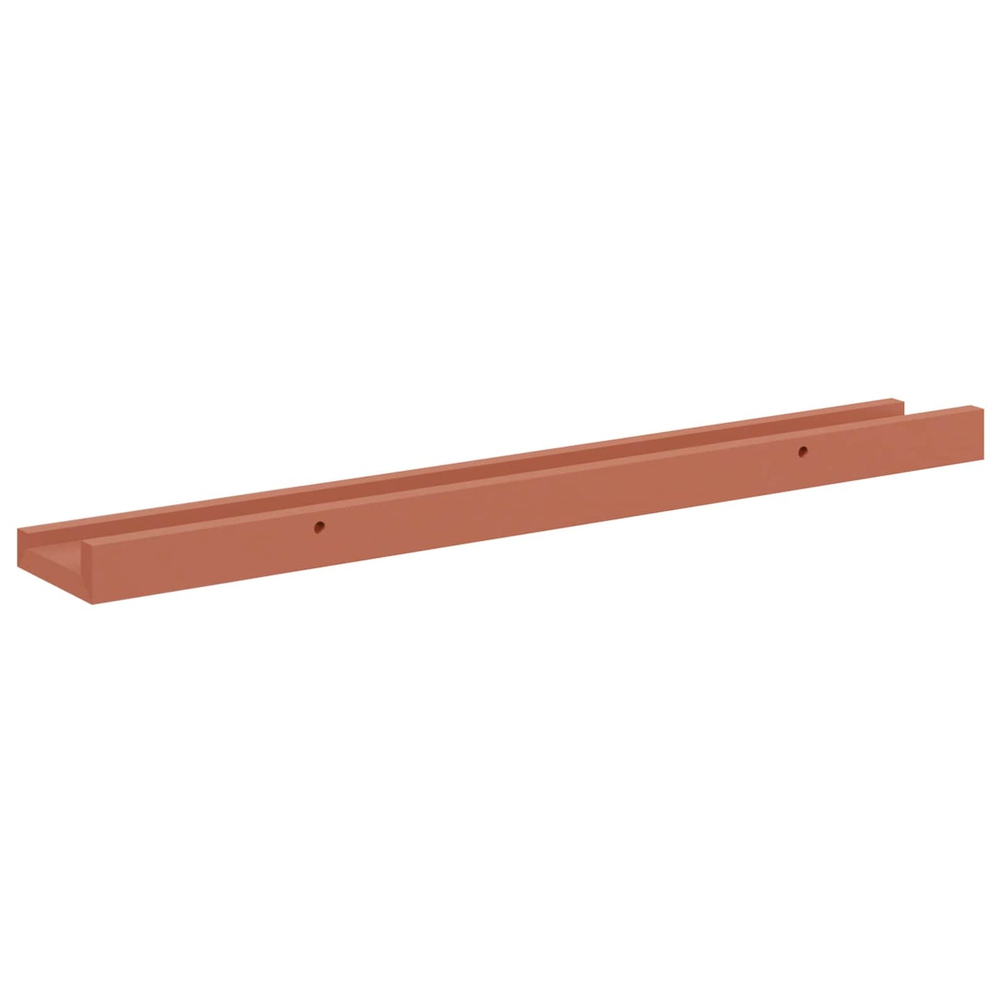 Wandplank met plank 4 pcs Rood 60 x 9 x 3 cm Bewerkt hout