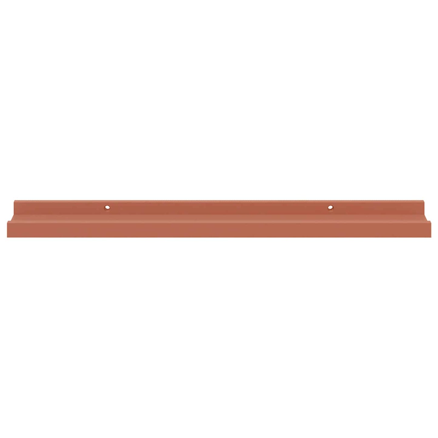 Wandplank met plank 4 pcs Rood 60 x 9 x 3 cm Bewerkt hout