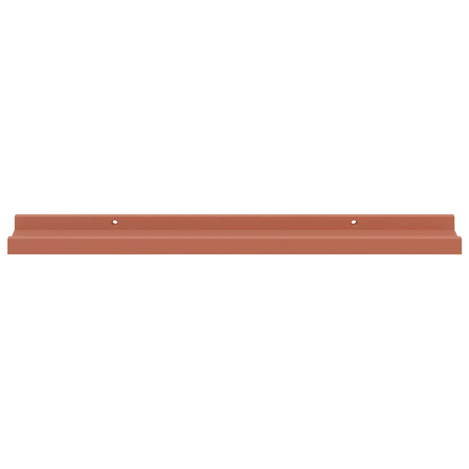 Wandplank met plank 4 pcs Rood 60 x 9 x 3 cm Bewerkt hout