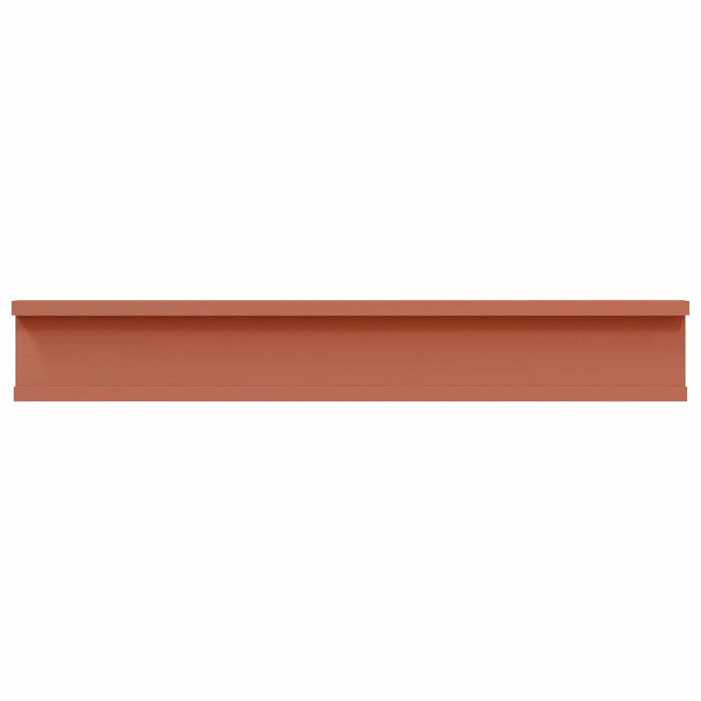 Wandplank met plank 4 pcs Rood 60 x 9 x 3 cm Bewerkt hout