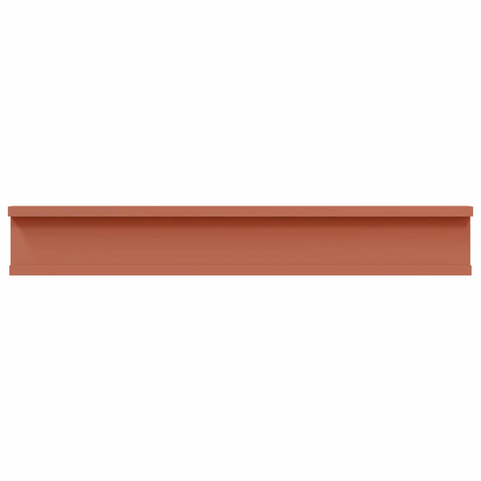 Wandplank met plank 4 pcs Rood 60 x 9 x 3 cm Bewerkt hout