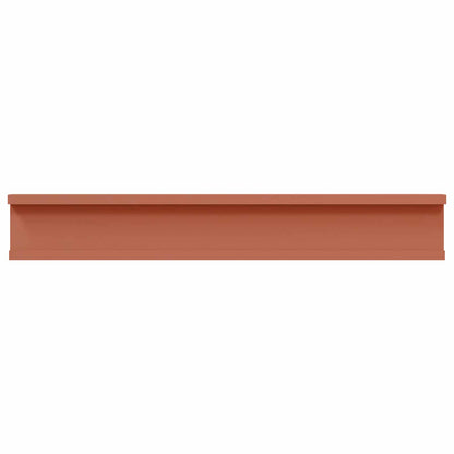 Wandplank met plank 4 pcs Rood 60 x 9 x 3 cm Bewerkt hout