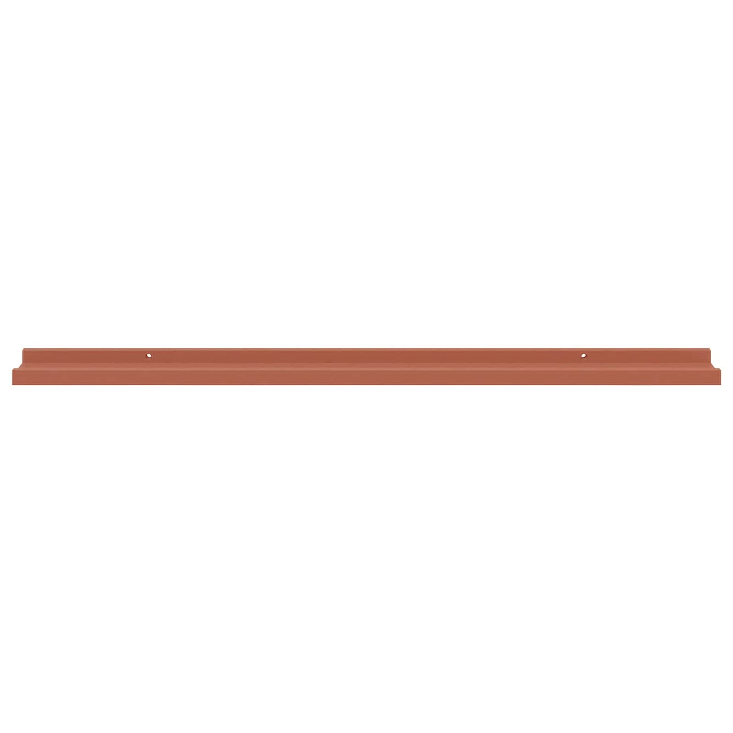 Wandplank met plank 4 pcs Rood 100 x 9 x 3 cm Bewerkt hout
