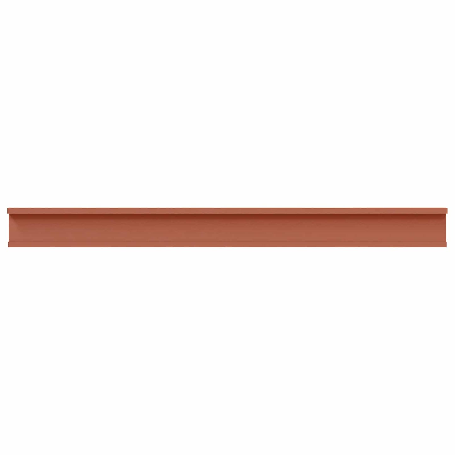 Wandplank met plank 4 pcs Rood 100 x 9 x 3 cm Bewerkt hout