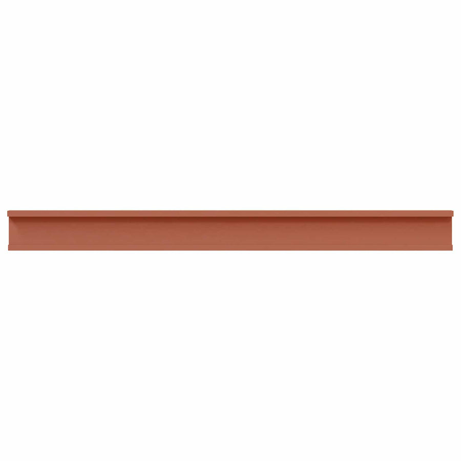Wandplank met plank 4 pcs Rood 100 x 9 x 3 cm Bewerkt hout