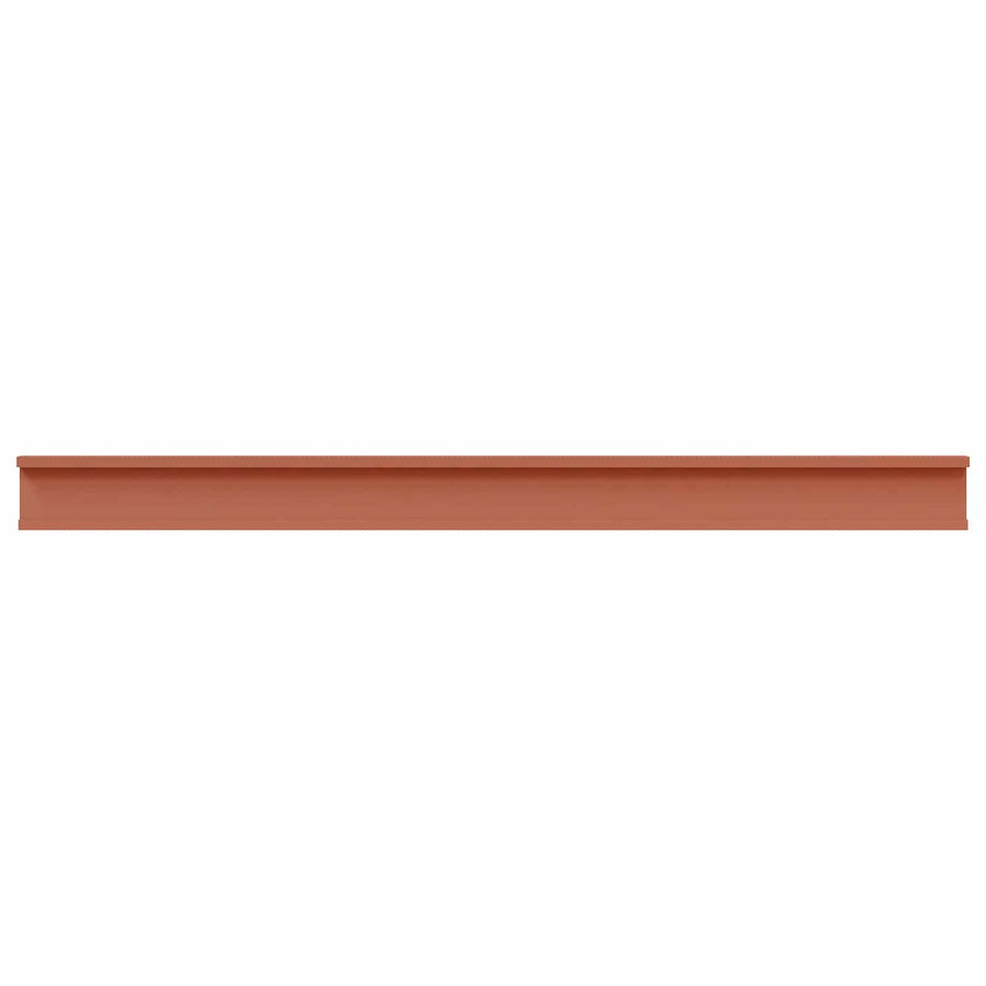 Wandplank met plank 4 pcs Rood 115 x 9 x 3 cm Bewerkt hout