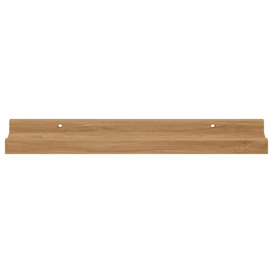 Wandplank met plank 4 pcs Bruin 40 x 9 x 3 cm Bewerkt hout