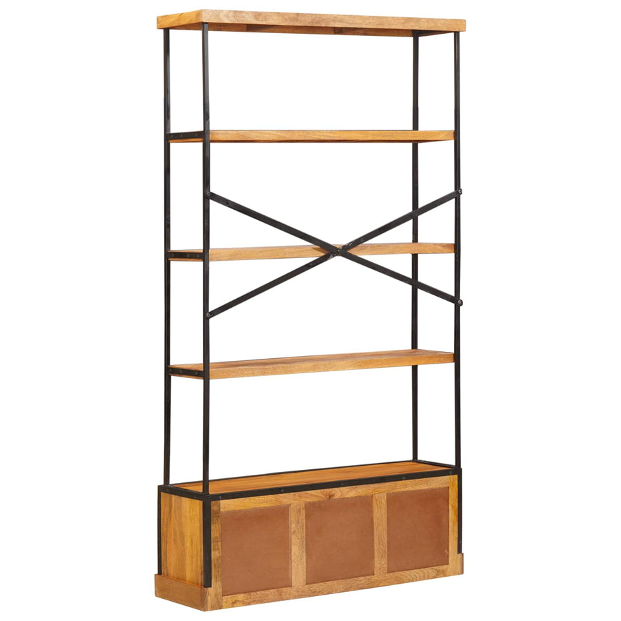 Boekenkast met 5 niveaus Naturel 100 x 30 x 180 cm