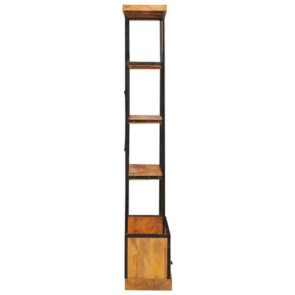 Boekenkast met 5 niveaus Naturel 100 x 30 x 180 cm