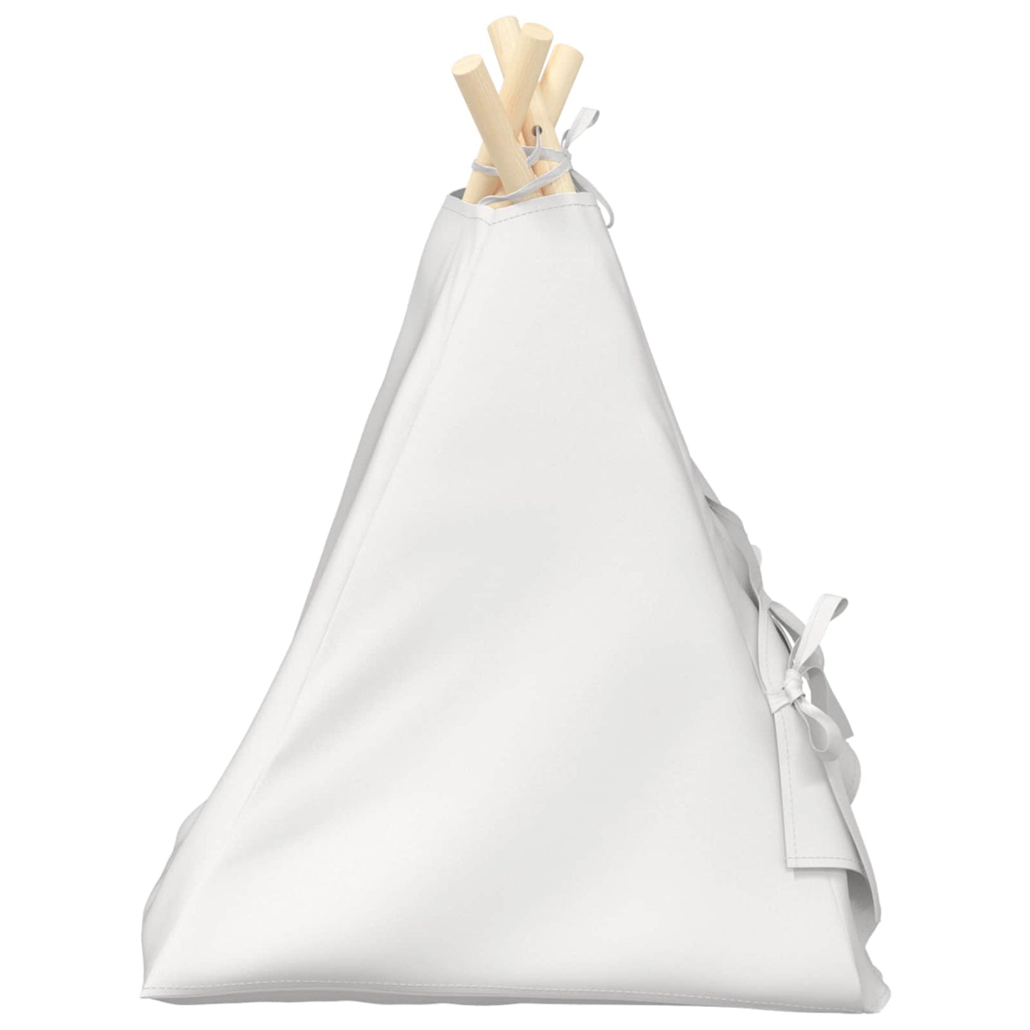 Dieren teepee met kussen Wit 40 x 40 x 50 cm Polyester