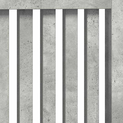 Radiatorafdekking Beton Grijs 172 x 19 x 81,5 cm Bewerkt hout