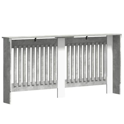 Radiatorafdekking Beton Grijs 172 x 19 x 81,5 cm Bewerkt hout