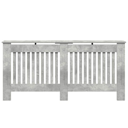Radiatorafdekking Beton Grijs 172 x 19 x 81,5 cm Bewerkt hout