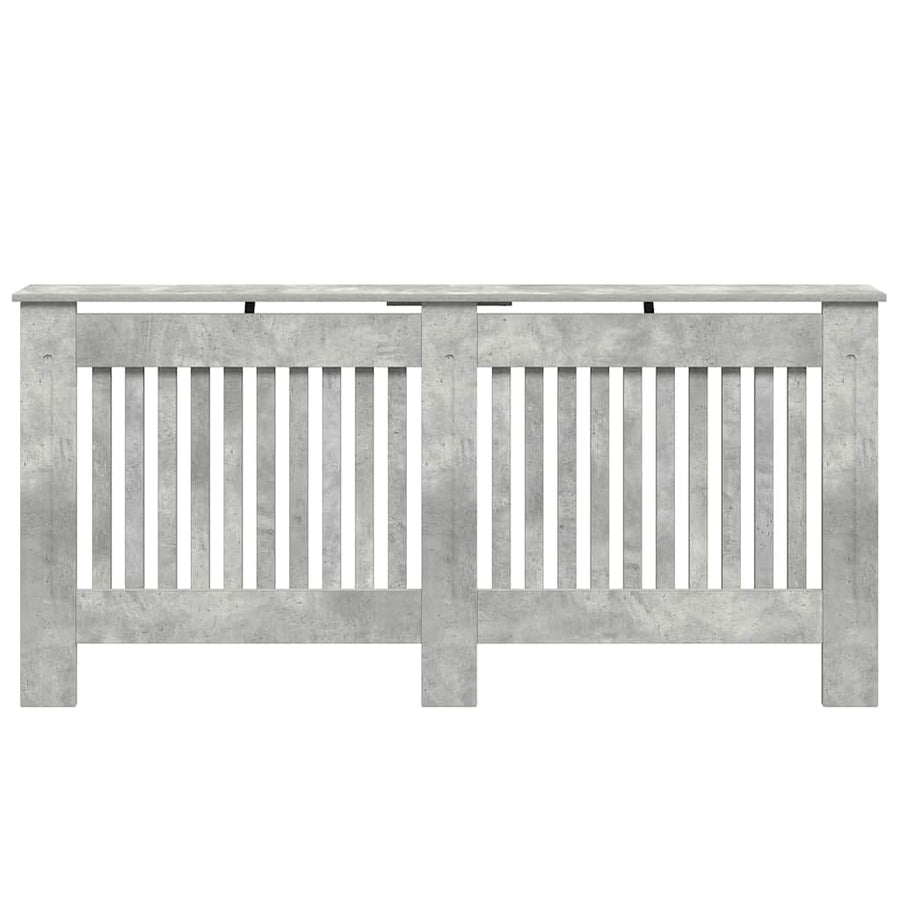 Radiatorafdekking Beton Grijs 172 x 19 x 81,5 cm Bewerkt hout