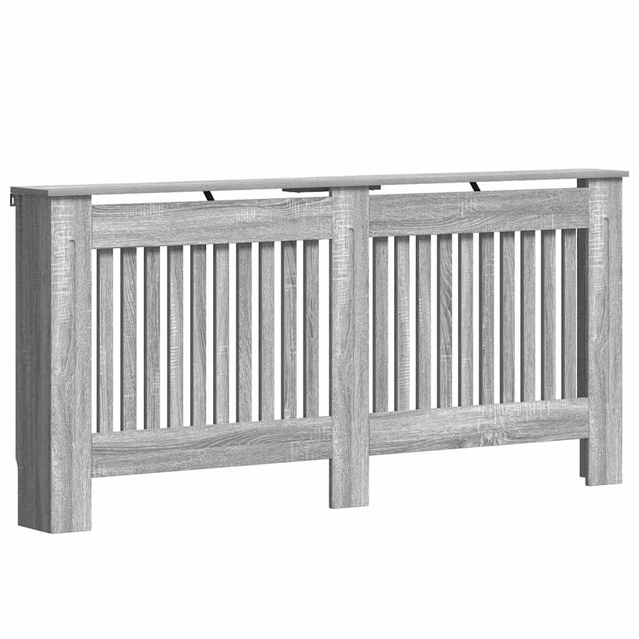 Radiatorafdekking Grijs Sonoma 172 x 19 x 81,5 cm Bewerkt hout