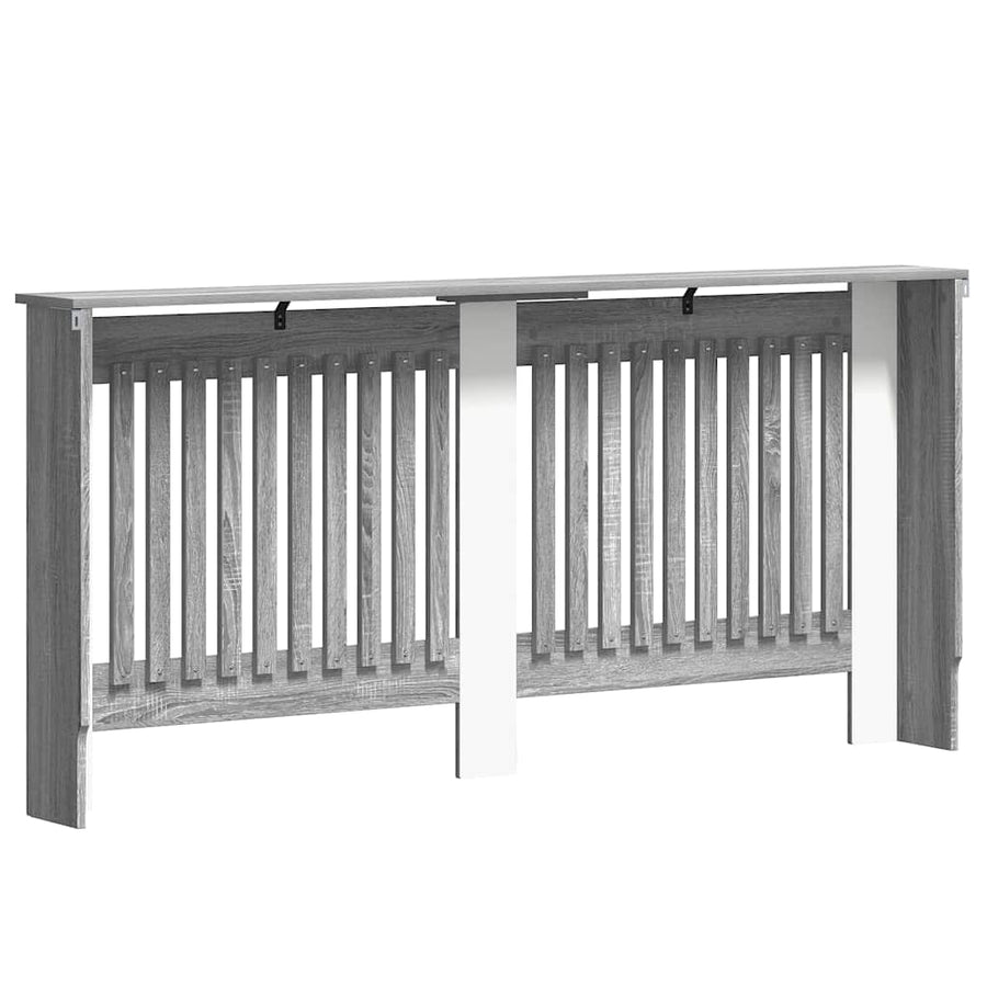Radiatorafdekking Grijs Sonoma 172 x 19 x 81,5 cm Bewerkt hout