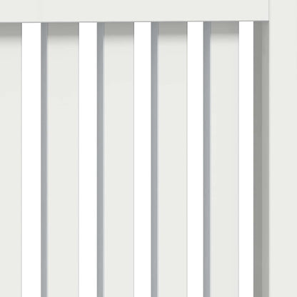 Radiatorafdekking Hoogglans wit 172 x 19 x 81,5 cm Bewerkt hout