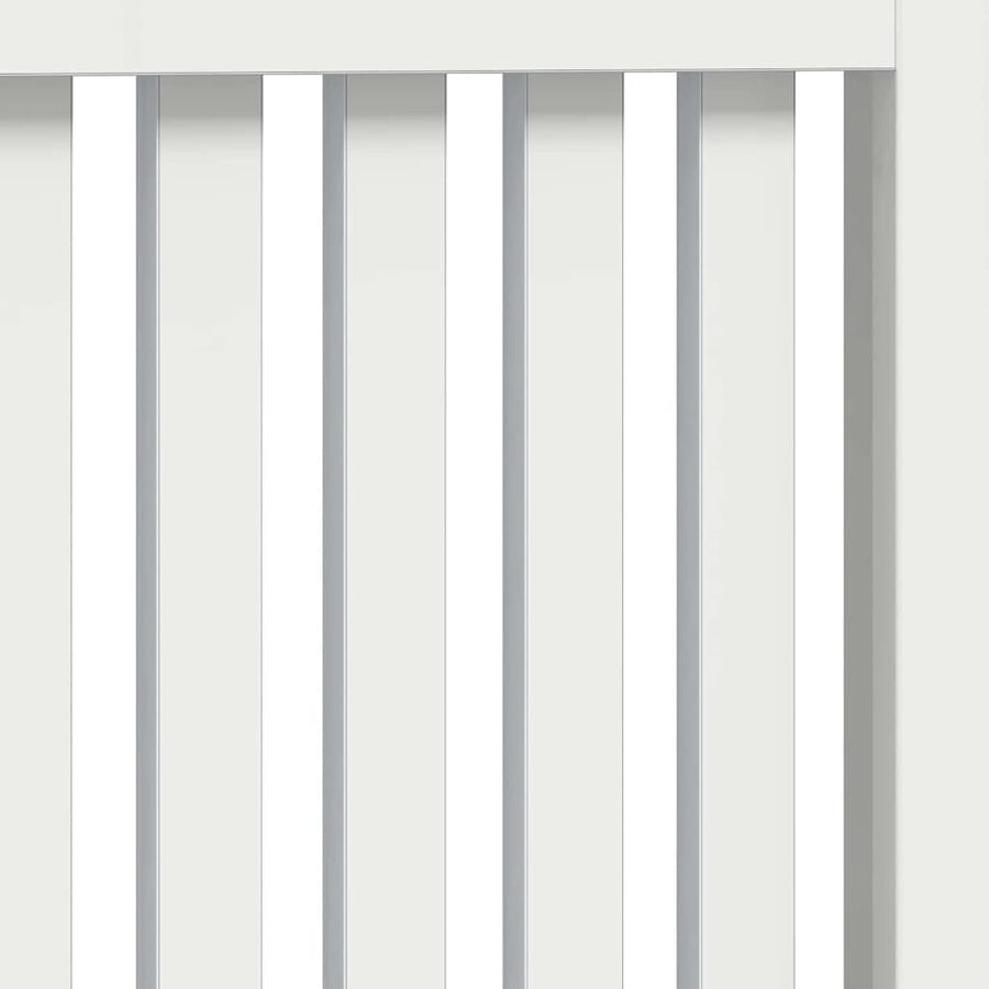 Radiatorafdekking Hoogglans wit 172 x 19 x 81,5 cm Bewerkt hout