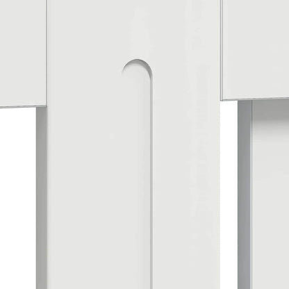 Radiatorafdekking Hoogglans wit 172 x 19 x 81,5 cm Bewerkt hout
