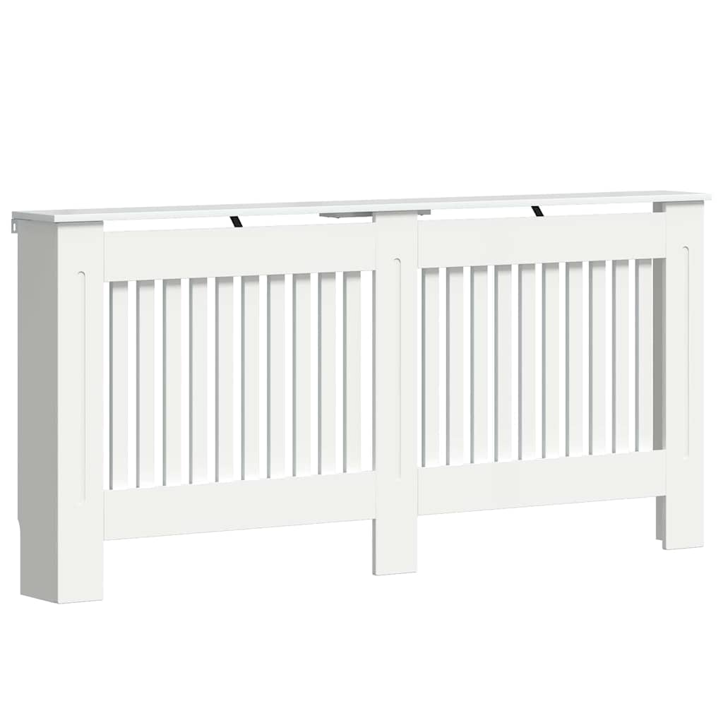 Radiatorafdekking Hoogglans wit 172 x 19 x 81,5 cm Bewerkt hout